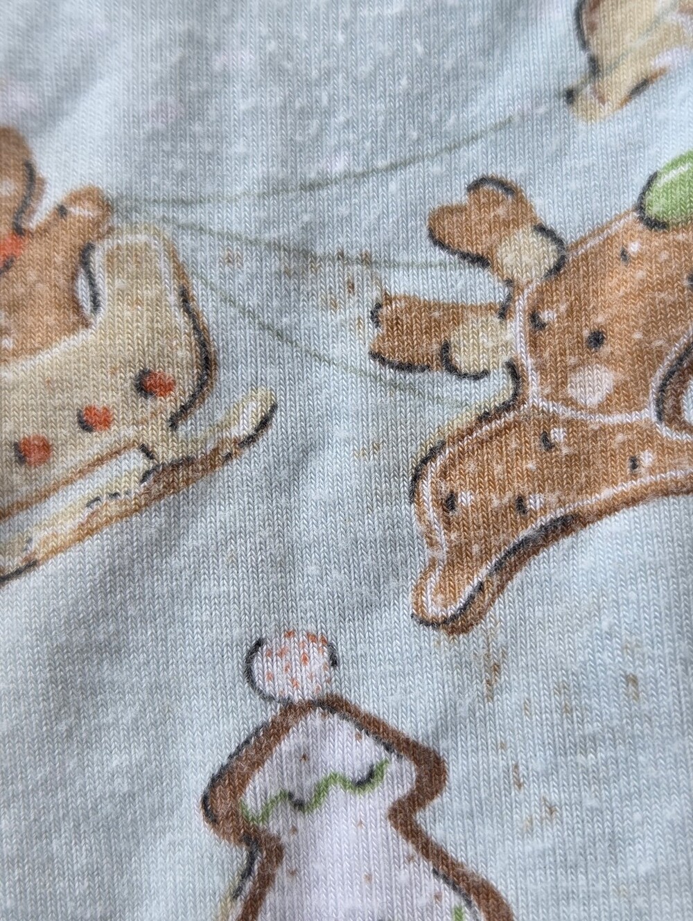 Angel Dear Bamboo Viscose Footie Pajamas Sleepsuit 9-12 Months Holiday Christmas - Picture 7 of 11